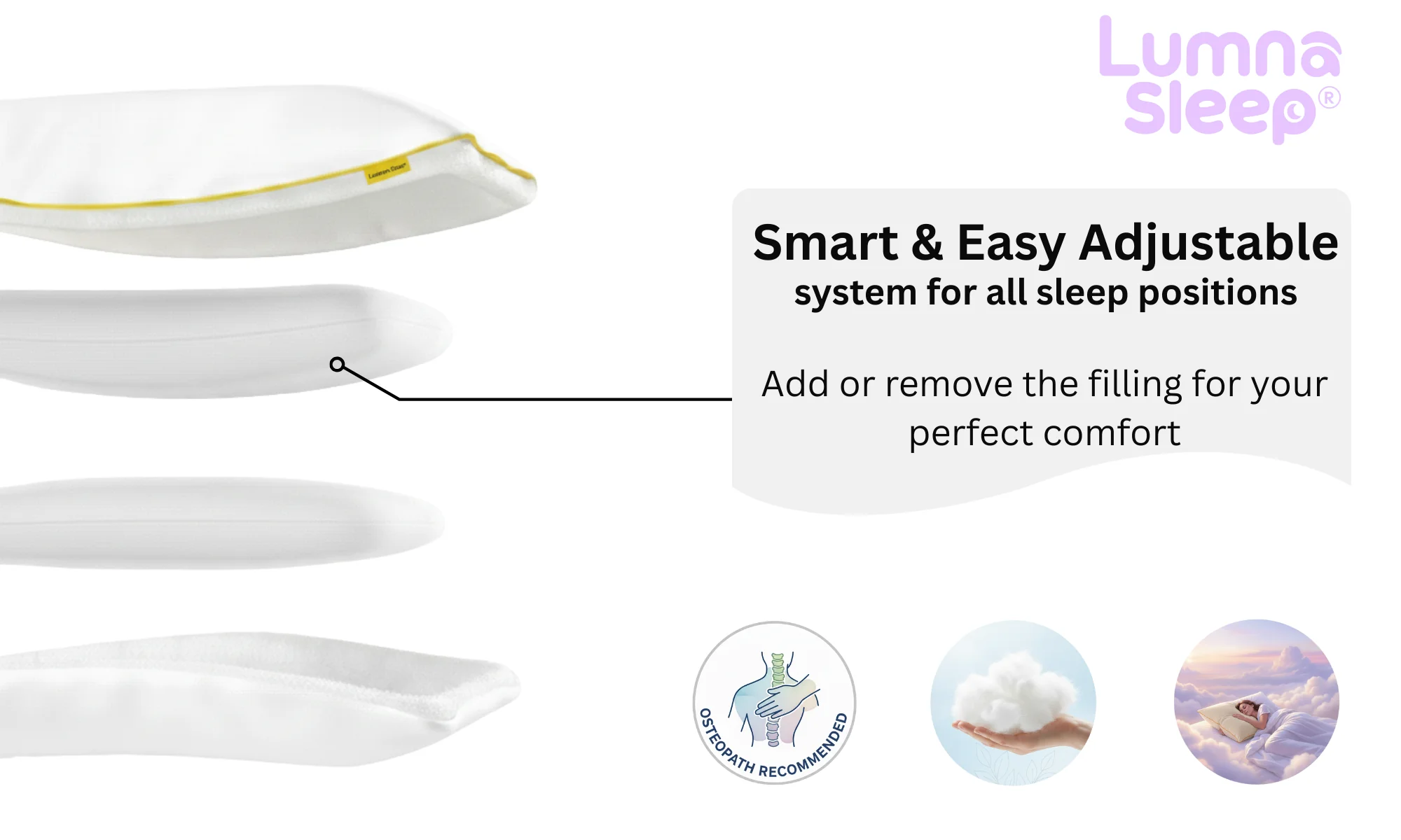 Hypo Allergenic Exlir Pillow - Image 3