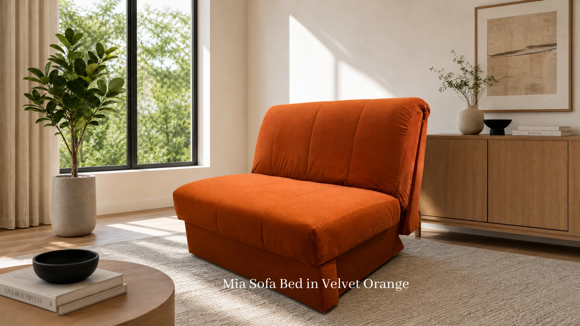 Mia Roll Out Action Sofa Bed - Image 5